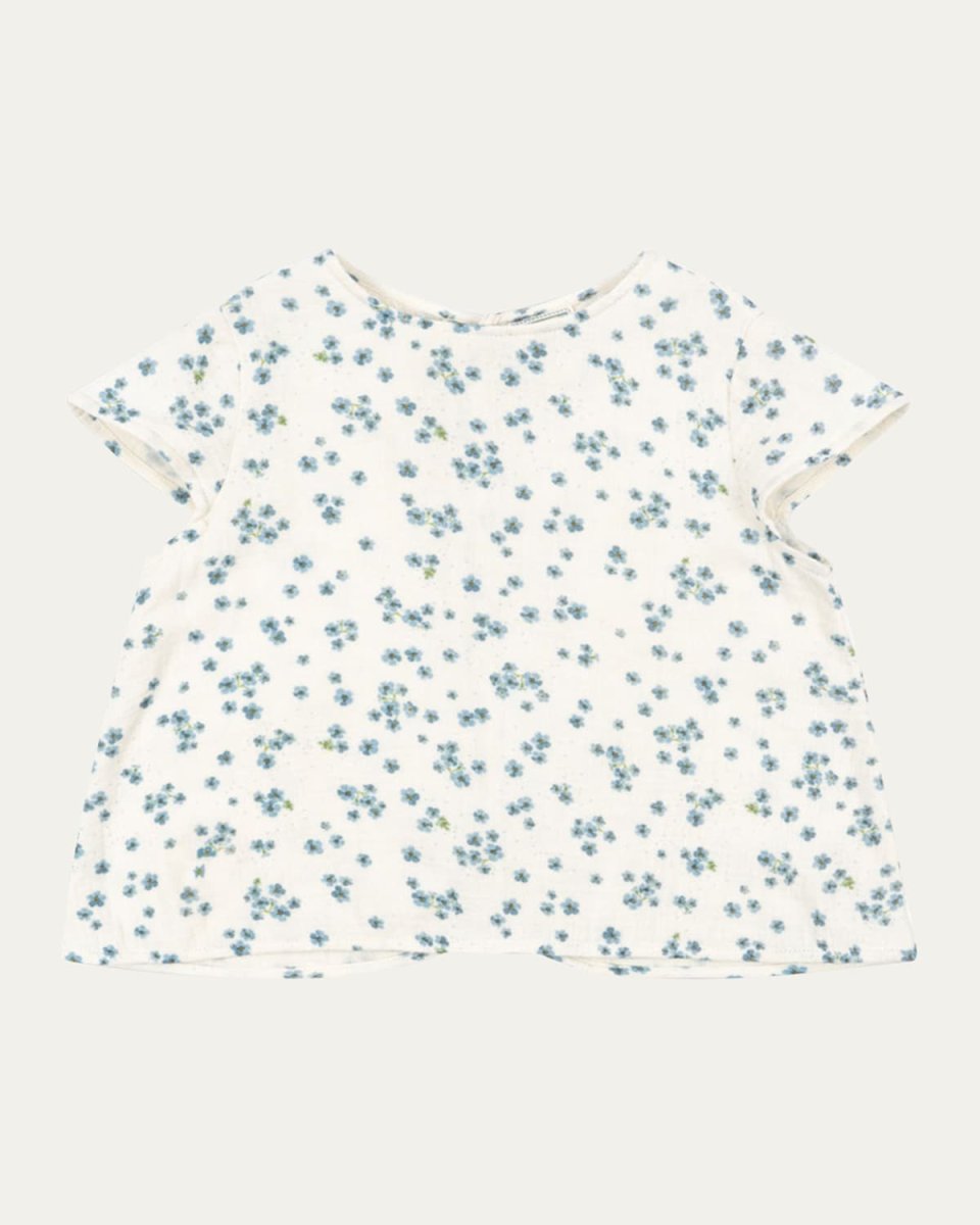 Rosie H-W x Girl's Mioblu Floral Cotton Top, Size 12M-6